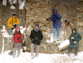 Group in snow